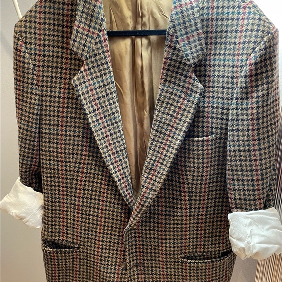 Houndstooth wool blazer by Italian designer Angelo Litrico - Picture 6 of 6